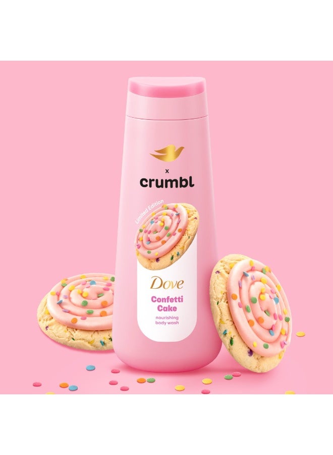 Dove Moisturizing Body Wash & Scrub | Confetti Cake Scent | 20oz Wash + 15oz Scrub | Limited Edition - Image 3